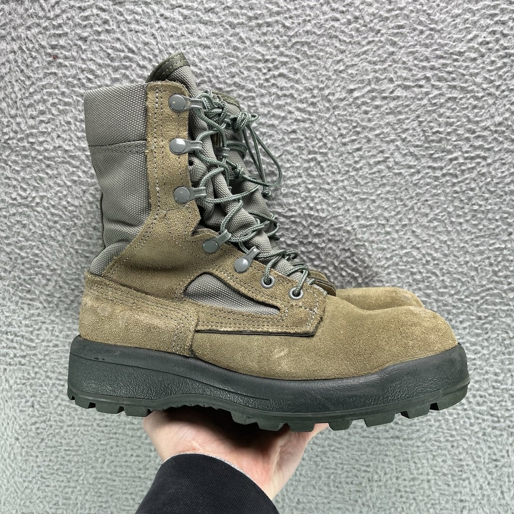 Belleville AFTW Boots Womens 7.5 RF Green Gray Gore-Tex Military Combat Flight